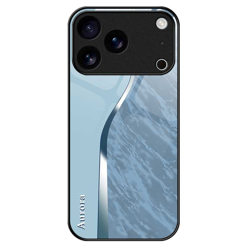 iPhone 17 Pro Max Geval Gehard Glasontwerp Lichtblauw