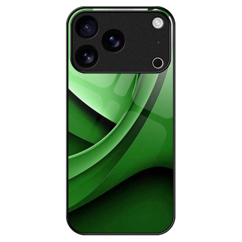 Hoesje iPhone 17 Pro Max Gehard Glas Ontwerp groen