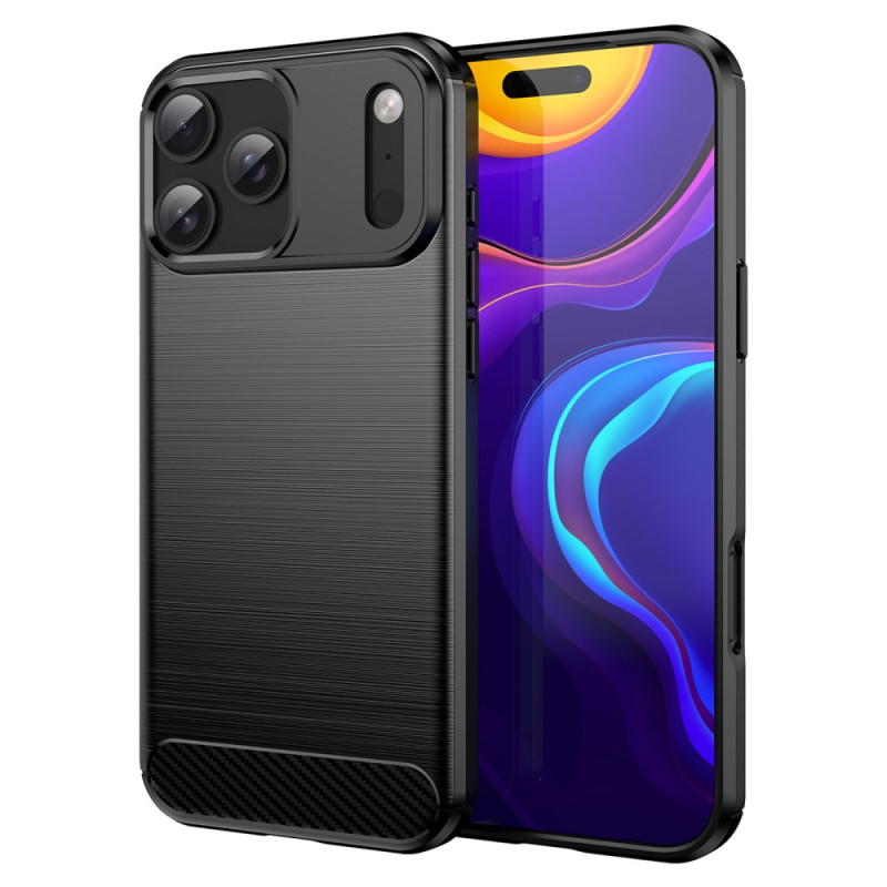 Geborsteld koolstofvezel iPhone 17 Pro Max hoesje