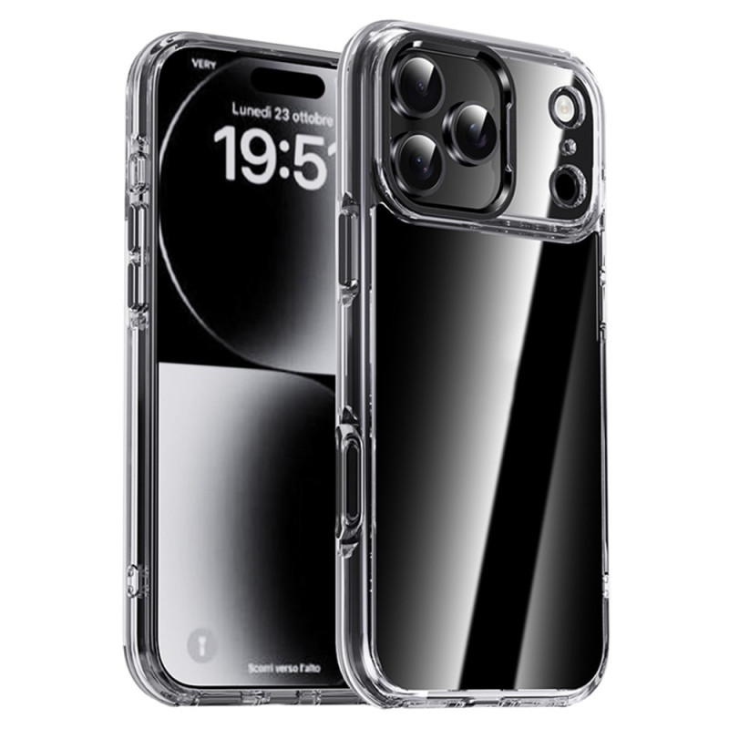 Hoesje voor iPhone 17 Pro Max Transparant Metalen Lensframe IPAKY