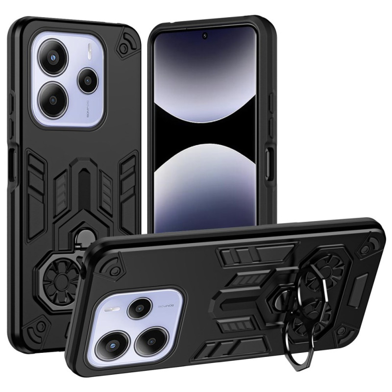 Xiaomi Redmi Note 14 5G Metalen Effect Steunring Hoesje