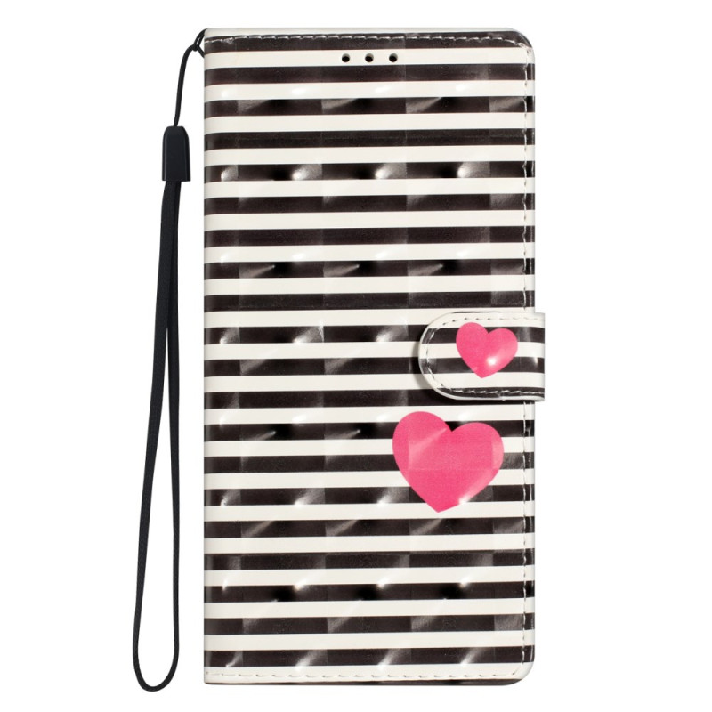 Hoesje Xiaomi 15T Strepen en Hart