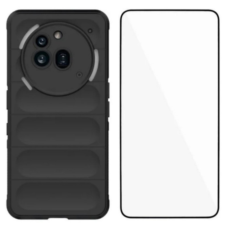 Nothing Phone (3a) Pro anti-slip behuizing met screenprotector