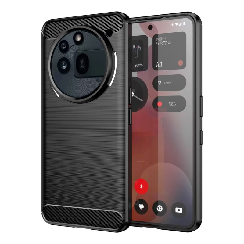 Nothing Phone (3a) Pro Geborsteld Koolstofvezel Hoesje