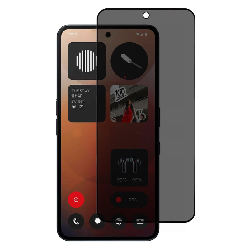 Spion Bestand Gehard Glas Screen Protector voor Nothing Phone (3a) / (3a) Pro