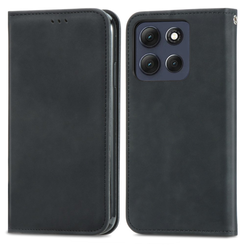 Flip Cover Moto G86 5G Suede Effect