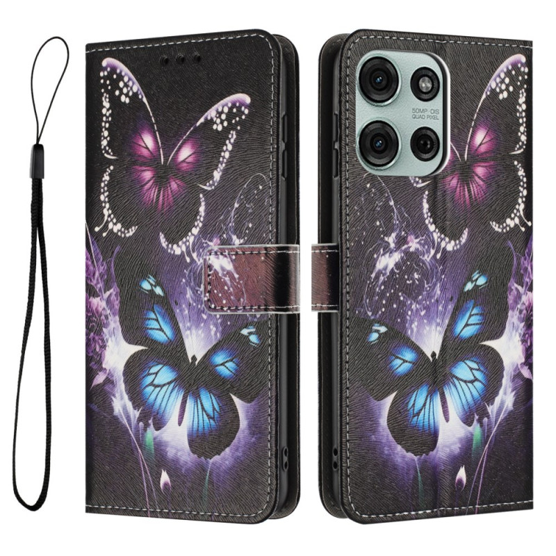 Moto G86 5G / G86 Power 5G behuizing met twee vlinders