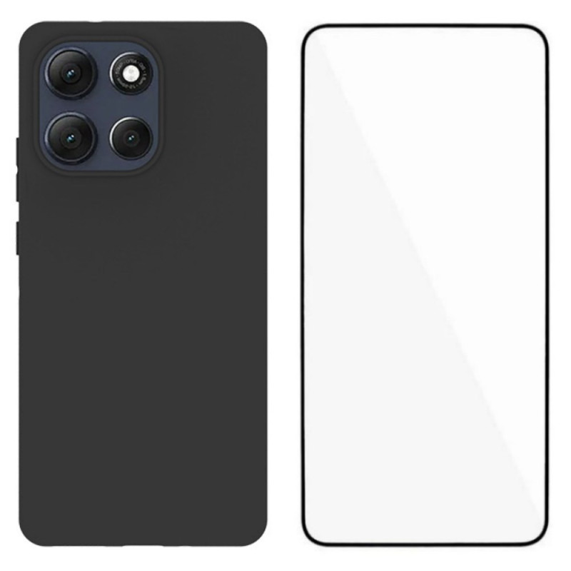 Moto G86 Power 5G Silicone Hoesje met Screen Protector
