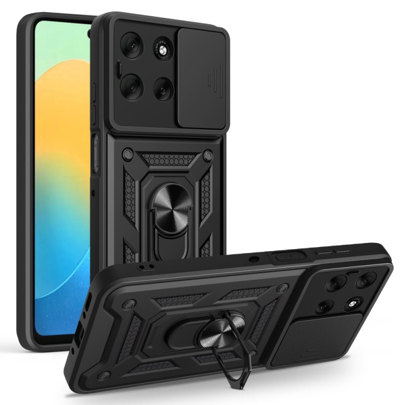 Moto G56 5G Hoesje Schuifdeksel voor Camera en Voet