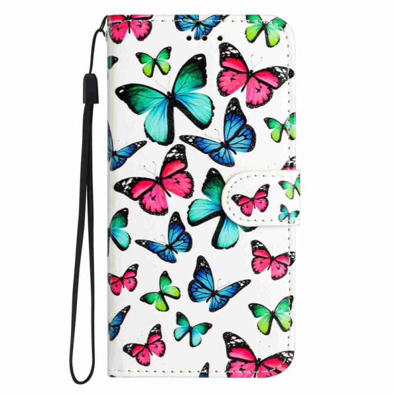 Hoesje Xiaomi Redmi 15C 4G / 5G / Poco C85 Gekleurde Vlinders