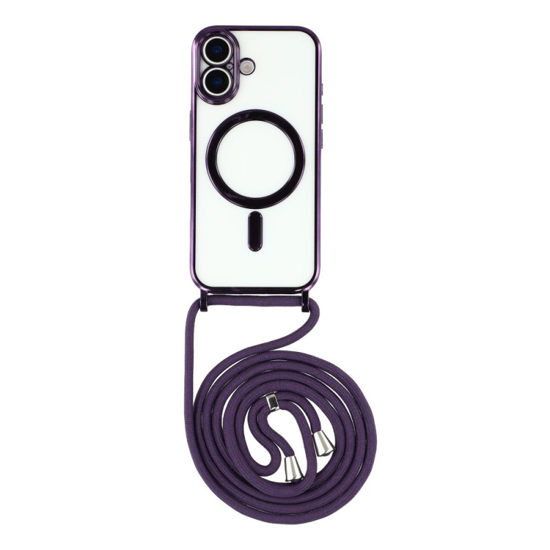Transparant MagSafe compatibel iPhone 17 snoer hoesje