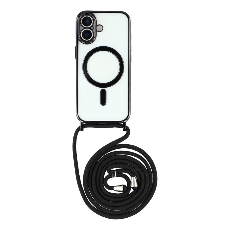 Transparant MagSafe compatibel iPhone 17 snoer hoesje