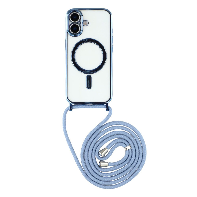 Transparant MagSafe compatibel iPhone 17 snoer hoesje