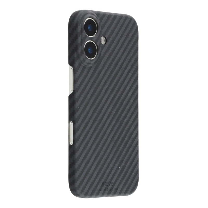 iPhone 17 magnetisch hoesje met ultrafijne textuur van koolstofvezel