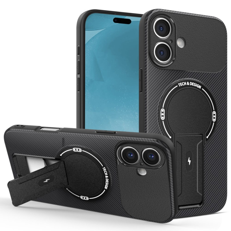 Ultrabestendige iPhone 17 hoes met geïntegreerde standaard