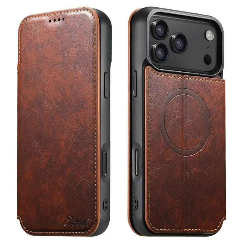 MagSafe-hoesje voor iPhone 17 Pro met leereffect