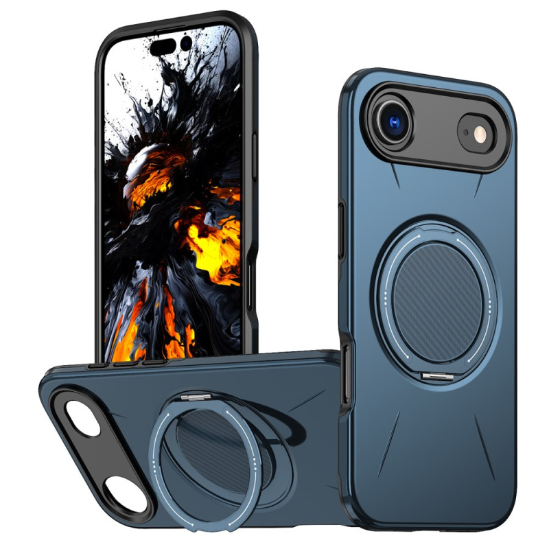 iPhone 17 Air magnetisch hoesje met roterende ondersteuning metallic stijl