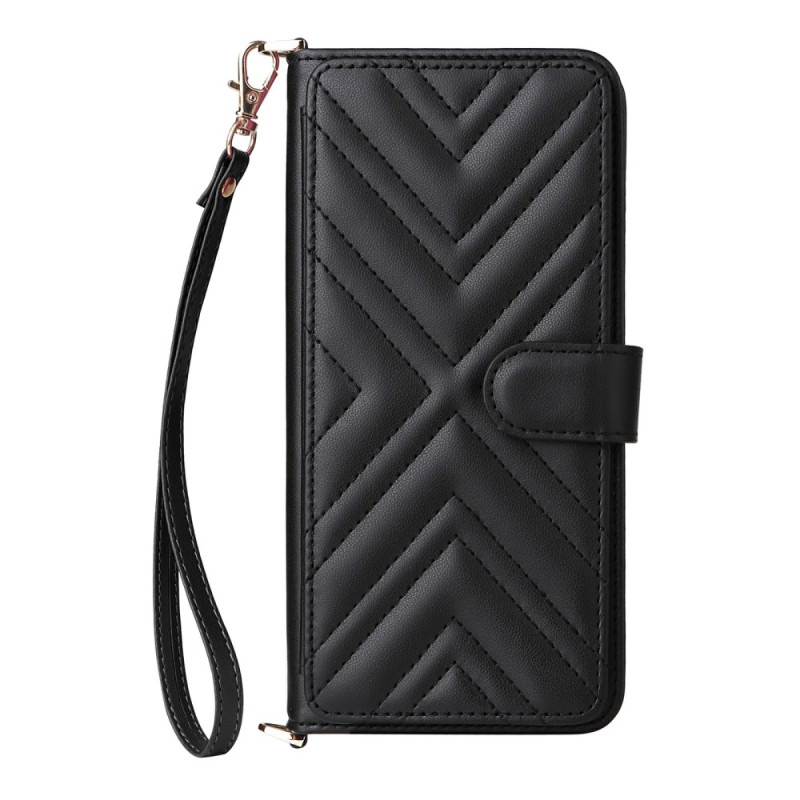 Xiaomi Redmi 15 4G gevoerde hoes met riem en schouderband