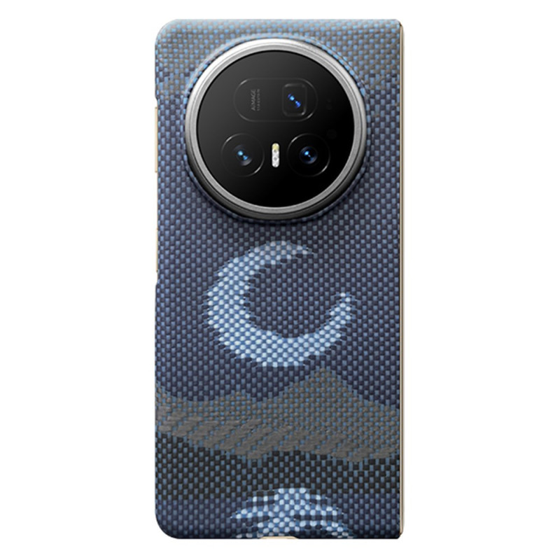 Honor Magic V5 5G magnetische aramidevezel hoes met metalen frame maancamera