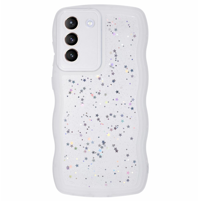 Samsung Galaxy S22 5G Siliconen Glitter Hoesje