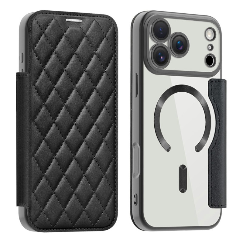 Klaphoes iPhone 17 Pro Compatibel MagSafe Gewatteerd