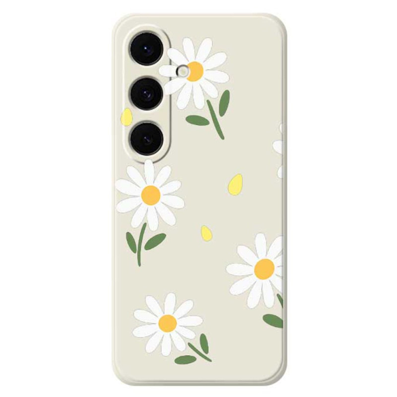 Samsung Galaxy S25 FE Siliconen hoesje Madeliefjes