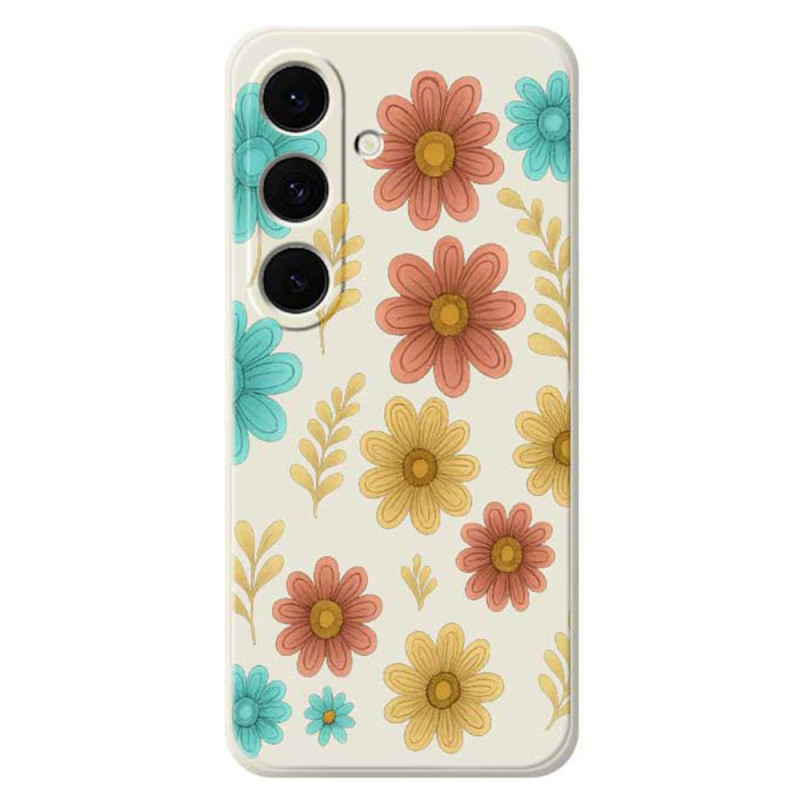 Samsung Galaxy S25 FE Silicone Hoesje Bloemen