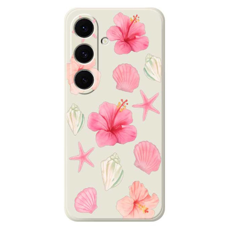 Samsung Galaxy S25 FE Silicone Hoesje Bloemen en Hoesjes