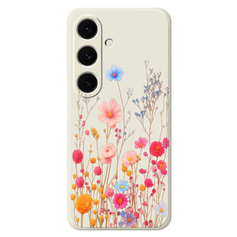 Samsung Galaxy S25 FE Silicone Cover Bloemen