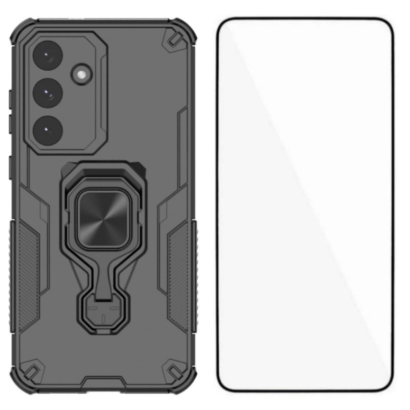Samsung Galaxy S25 FE Ultra Sterk Hoesje met Standaard en Schermbeschermer