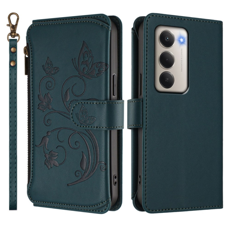 Hoesje Xiaomi Redmi 15 4G Wallet Bloemen