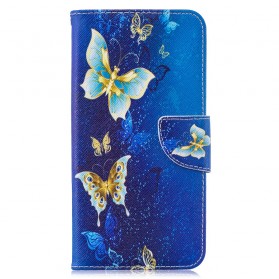 Hoesje Huawei Y7 2019 Vlinders in de Nacht