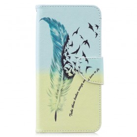 Huawei Y7 2019 Leer Vliegen Hoesje