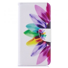 Huawei Y7 2019 Watercolour Bloem Hoesje