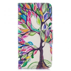 Hoesje Huawei Y7 2019 Gekleurde Boom