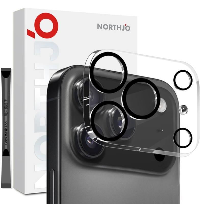 Beschermlens voor iPhone 17 Pro (zwarte cirkels)