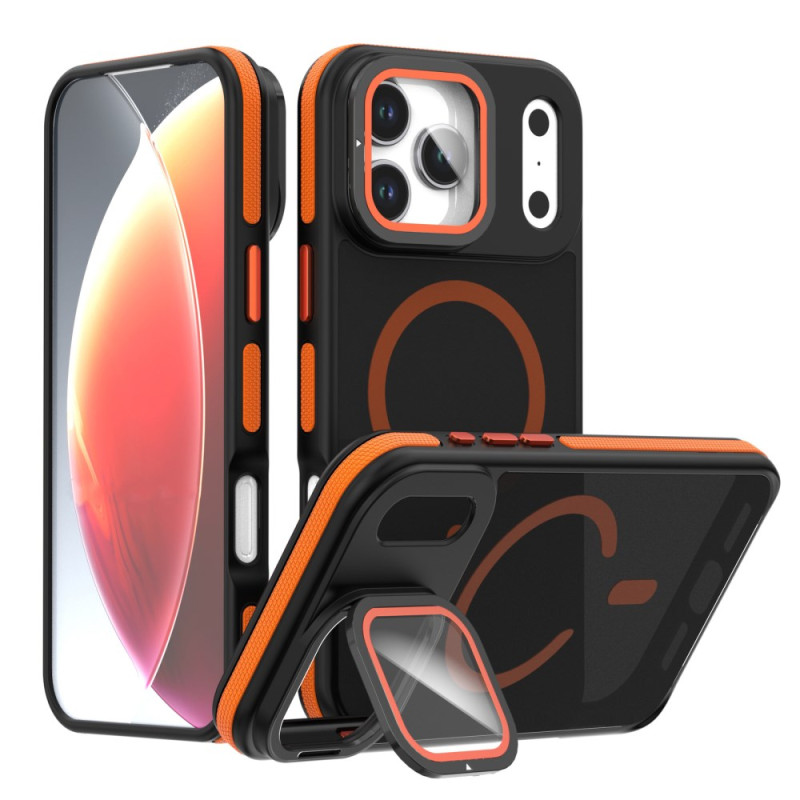 Coque iPhone 17 Pro MagSafe Hybride avec Protecteur d’Objectif et Support Intégré