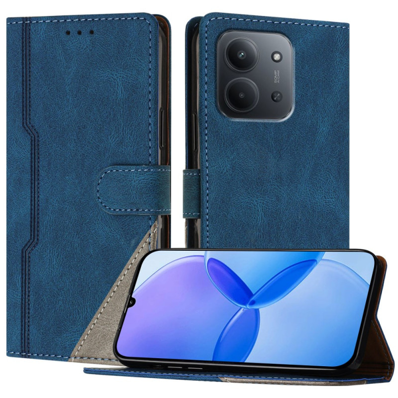 Hoesje Xiaomi Redmi 15C 4G / 5G Tweekleurig Suède Effect