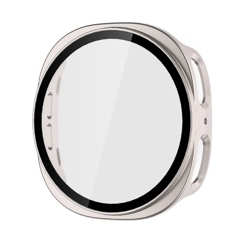 Samsung Galaxy Watch8 44mm kunststof behuizing met gehard glas screenprotector