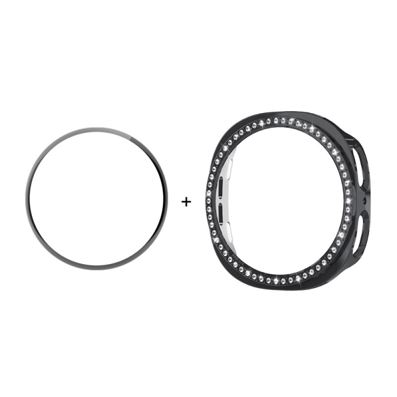 Samsung Galaxy Watch8 40mm Strass hoesje met screenprotector