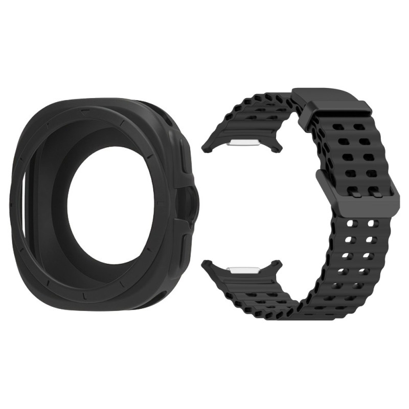 Bracelet Samsung Galaxy Watch Ultra (2025) 47mm avec Boîtier de Protection