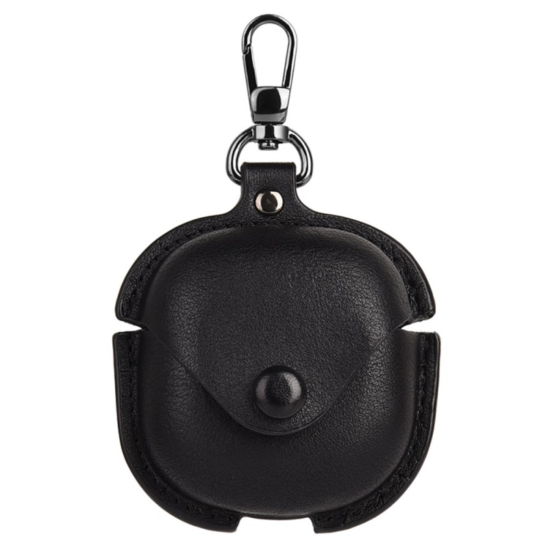 Samsung Galaxy Buds Pro / Buds Live / Buds2 Pro Lederlook Hoesje met Karabijnhaak