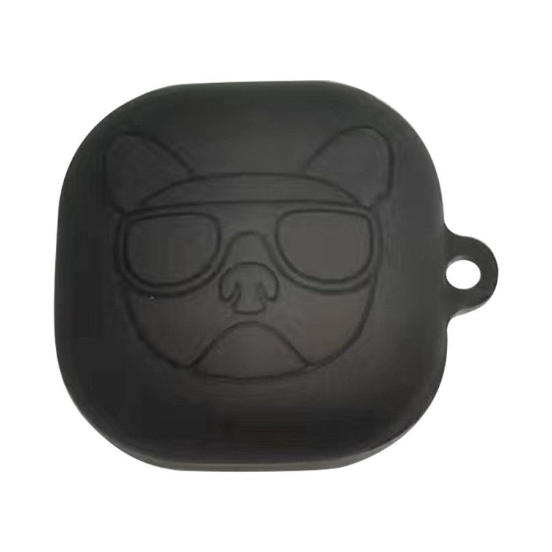 Samsung Galaxy Buds FE Etui Hondenkop Zwart
