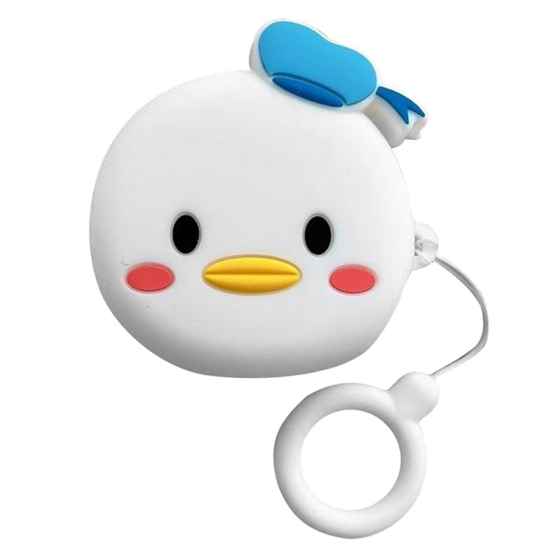 Samsung Galaxy Buds Hoesje FE Eend met Blauwe Hoed