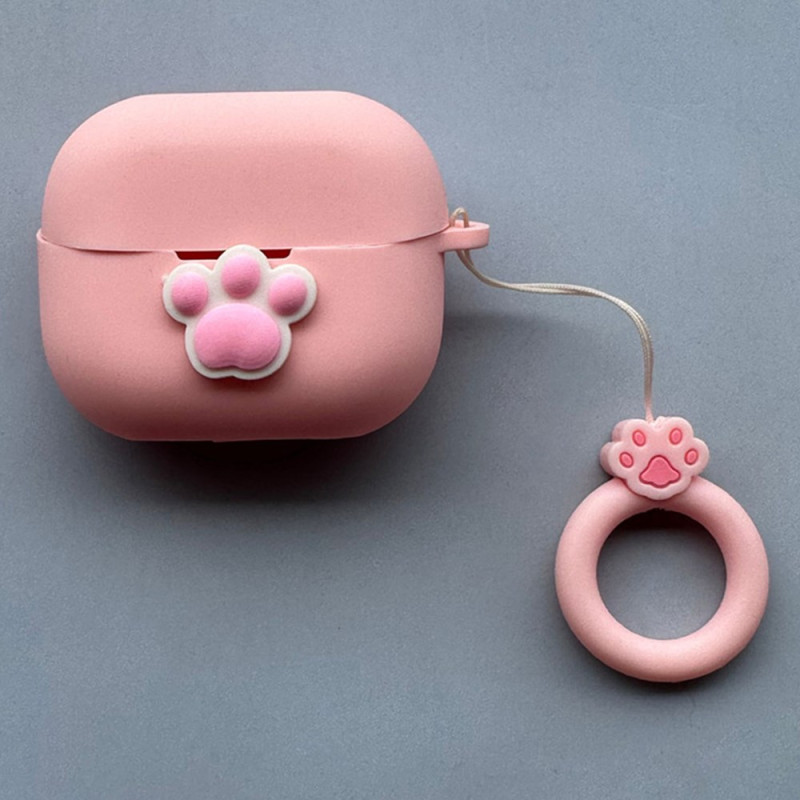 Samsung Galaxy Buds3 Pro / Buds3 Paw Roze hoesje