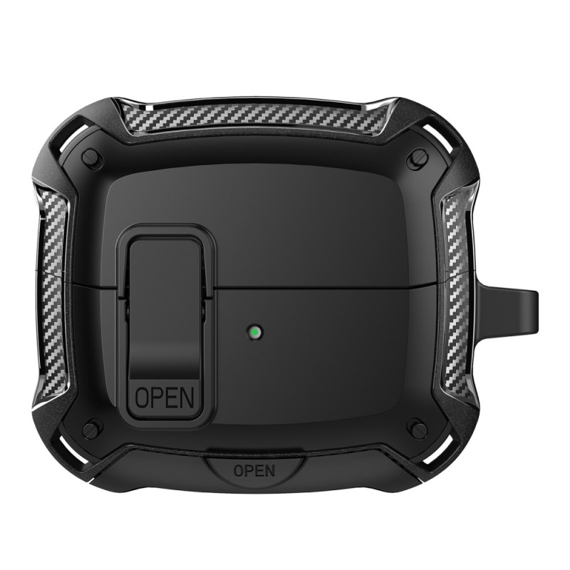 Samsung Galaxy Buds3 Pro / Buds3 Robuust Hoesje met Karabijnhaak