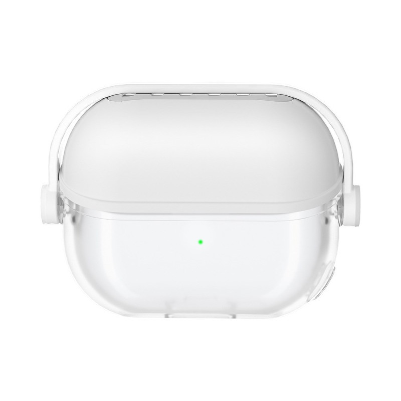 Samsung Galaxy Buds3 Pro / Buds3 Pro Vloeibaar Siliconen Hoesje met Roterende Standaard