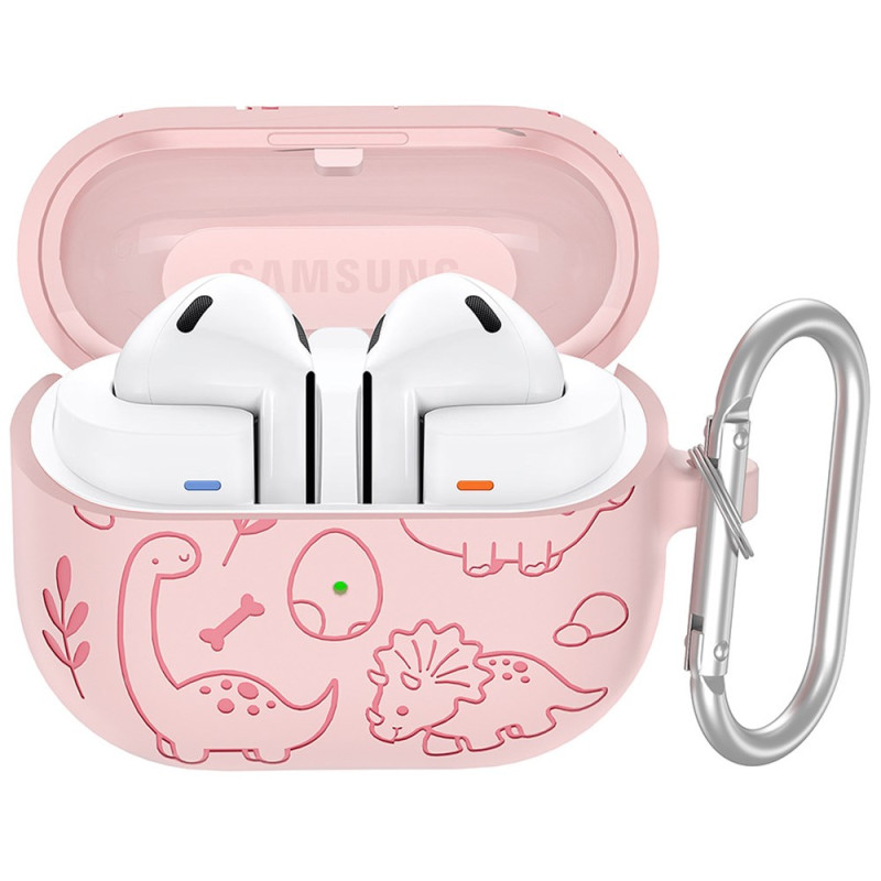 Samsung Galaxy Buds3 Pro / Buds3 Silicone Hoesje Dinosaurus Ontwerp