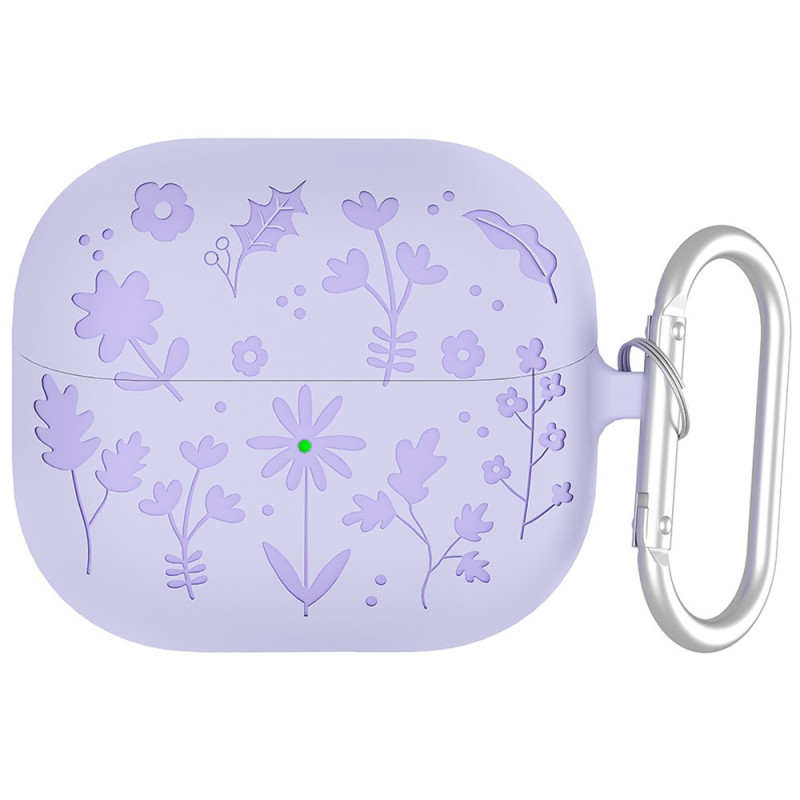 Samsung Galaxy Buds3 Pro / Buds3 Silicone Hoesje Bloemen Ontwerp
