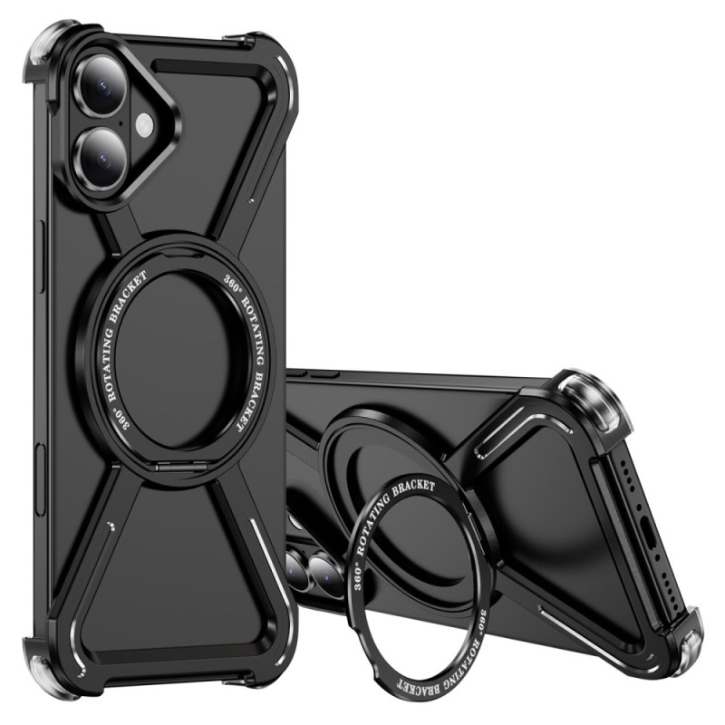 Bumpercase voor iPhone 16 Roterende ondersteuning en MagSafe-compatibiliteit